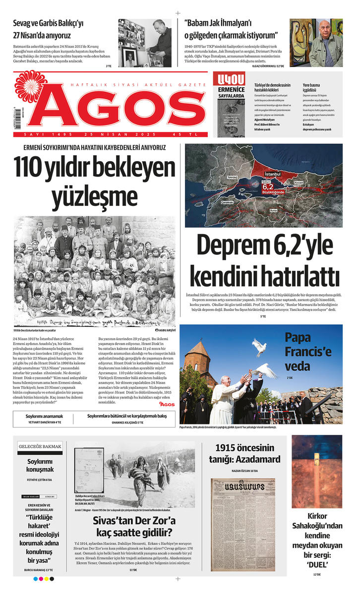 Agos'ta bu hafta: 110 yıldır bekleyen yüzleşme